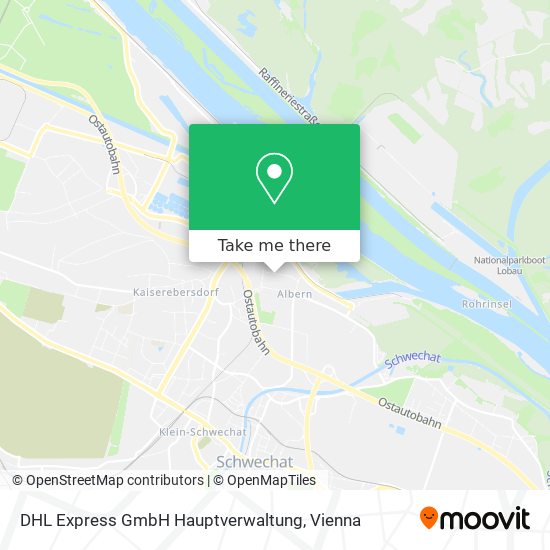 DHL Express GmbH Hauptverwaltung map