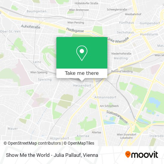 Show Me the World - Julia Pallauf map