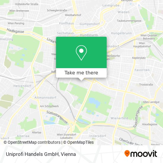 Uniprofi Handels GmbH map