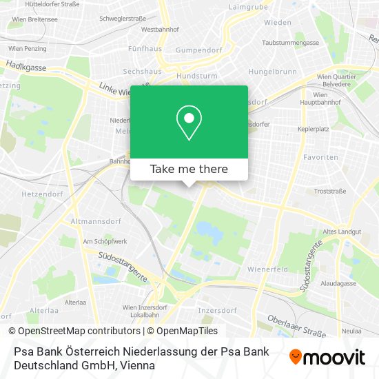 Psa Bank Österreich Niederlassung der Psa Bank Deutschland GmbH map