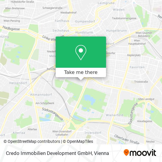 Credo Immobilien Development GmbH map