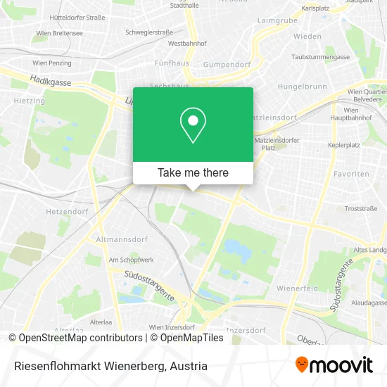 Riesenflohmarkt Wienerberg map