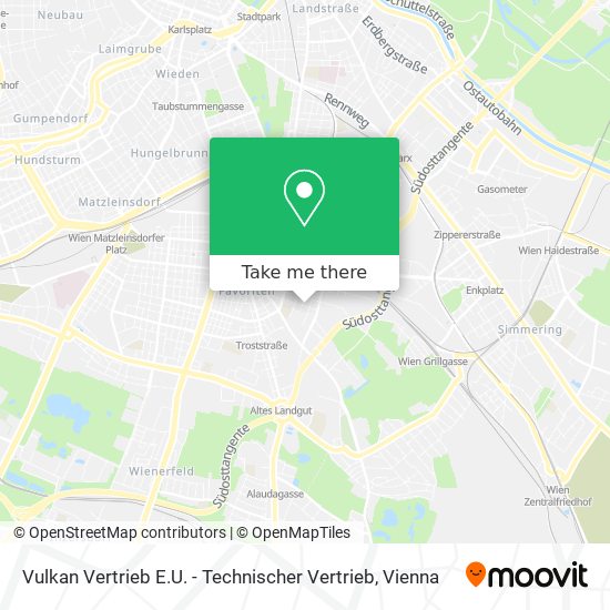 Vulkan Vertrieb E.U. - Technischer Vertrieb map