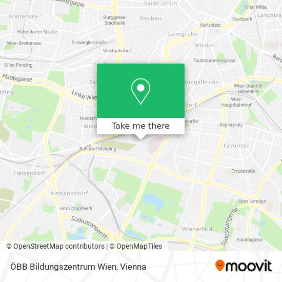 ÖBB Bildungszentrum Wien map