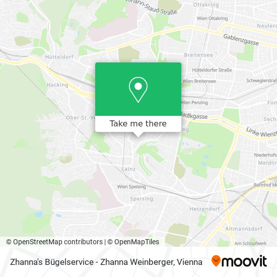 Zhanna's Bügelservice - Zhanna Weinberger map