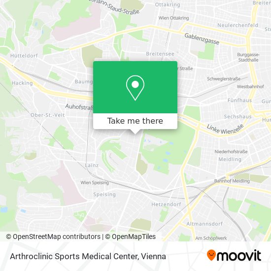 Arthroclinic Sports Medical Center map