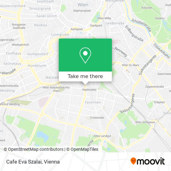 Cafe Eva Szalai map