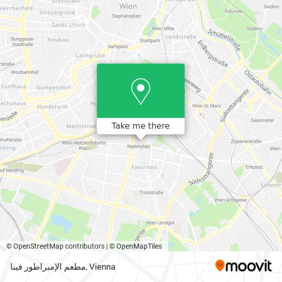 مطعم الإمبراطور فينا map