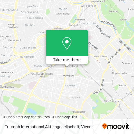 Triumph International Aktiengesellschaft map