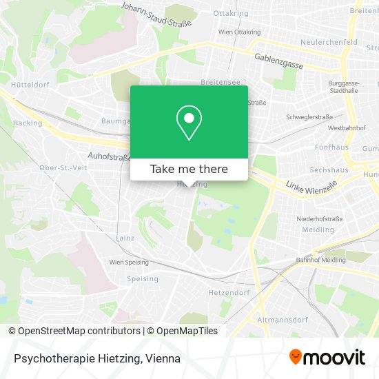 Psychotherapie Hietzing map