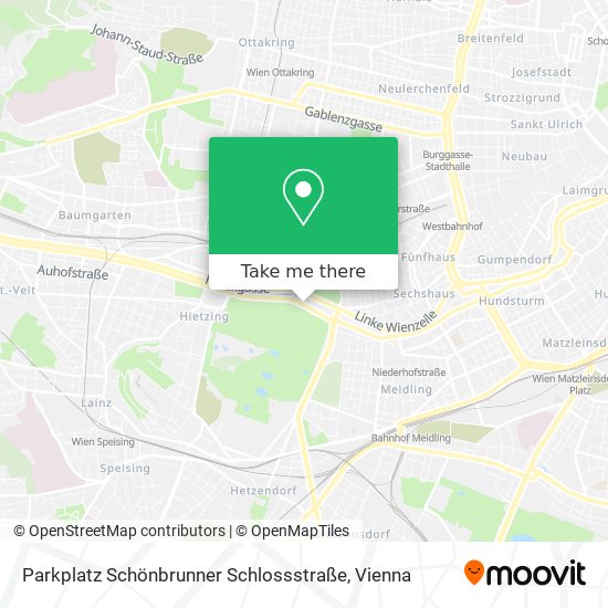 Parkplatz Schönbrunner Schlossstraße map