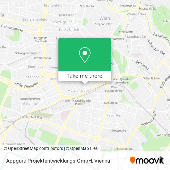 Appguru Projektentwicklungs-GmbH map