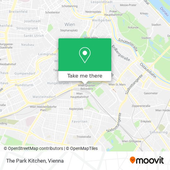 The Park Kitchen map