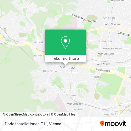 Doda Installationen E.U. map