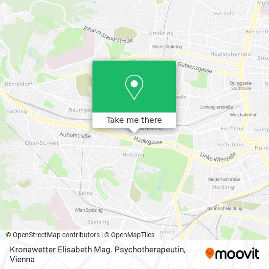 Kronawetter Elisabeth Mag. Psychotherapeutin map