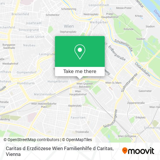 Caritas d Erzdiözese Wien Familienhilfe d Caritas map