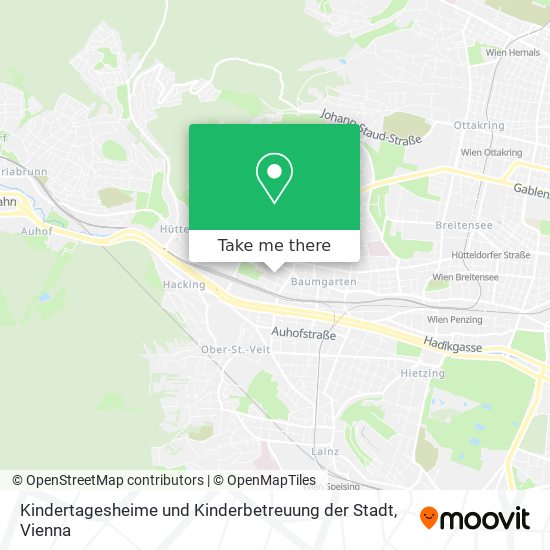 Kindertagesheime und Kinderbetreuung der Stadt map