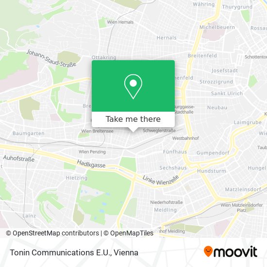 Tonin Communications E.U. map