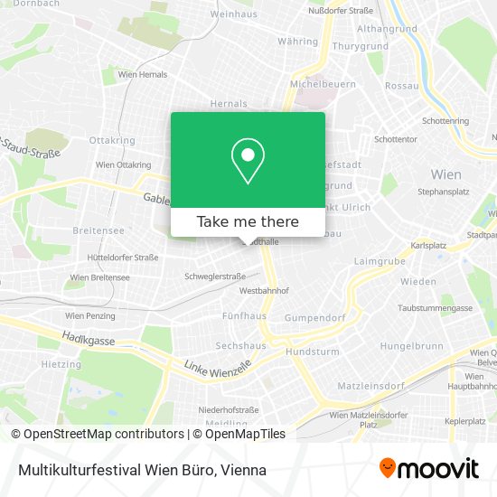 Multikulturfestival Wien Büro map