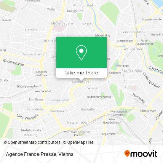 Agence France-Presse map