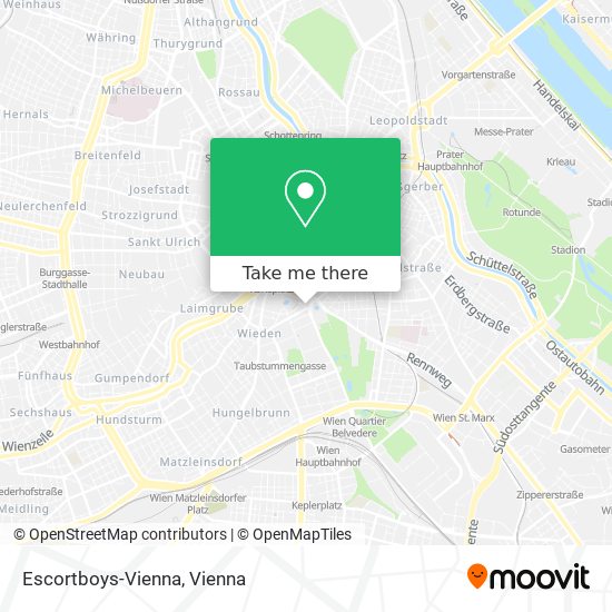 Escortboys-Vienna map