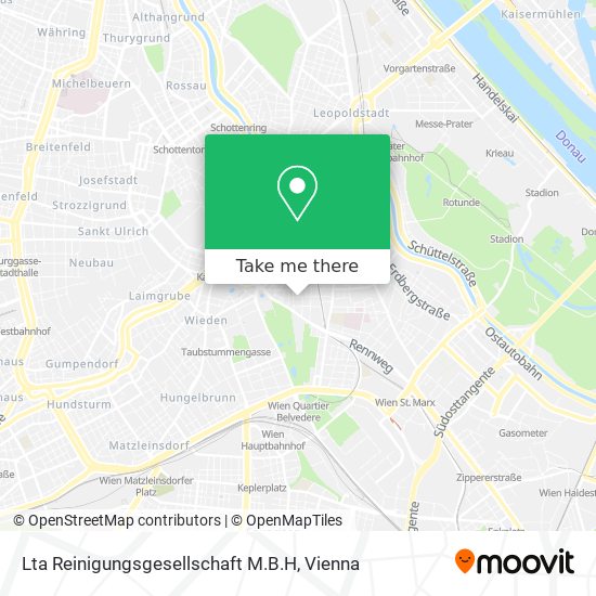 Lta Reinigungsgesellschaft M.B.H map