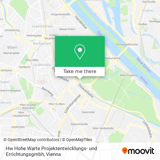 Hw Hohe Warte Projektentwicklungs- und Errichtungsgmbh map