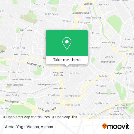 Aerial Yoga Vienna map