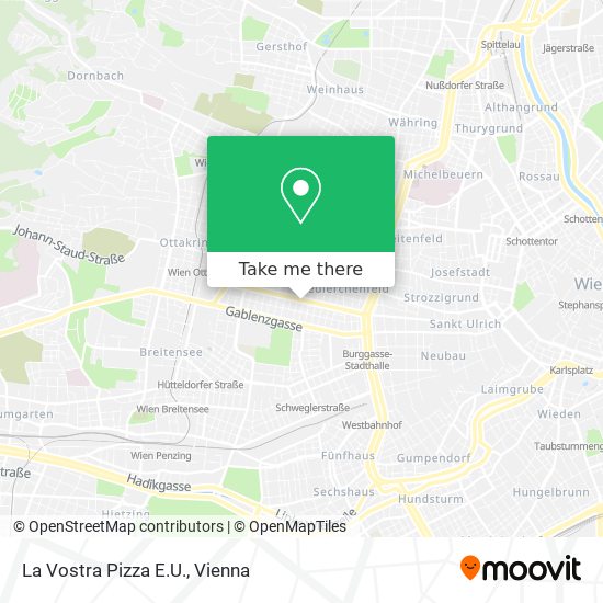 La Vostra Pizza E.U. map