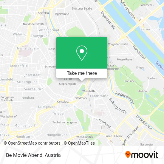 Be Movie Abend map