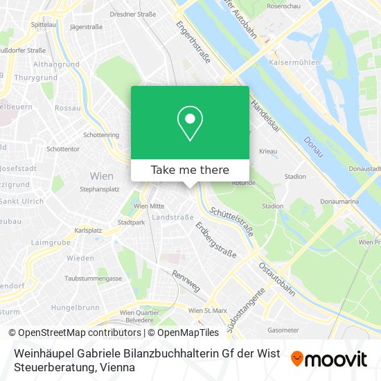 Weinhäupel Gabriele Bilanzbuchhalterin Gf der Wist Steuerberatung map