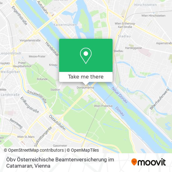 Öbv Österreichische Beamtenversicherung im Catamaran map