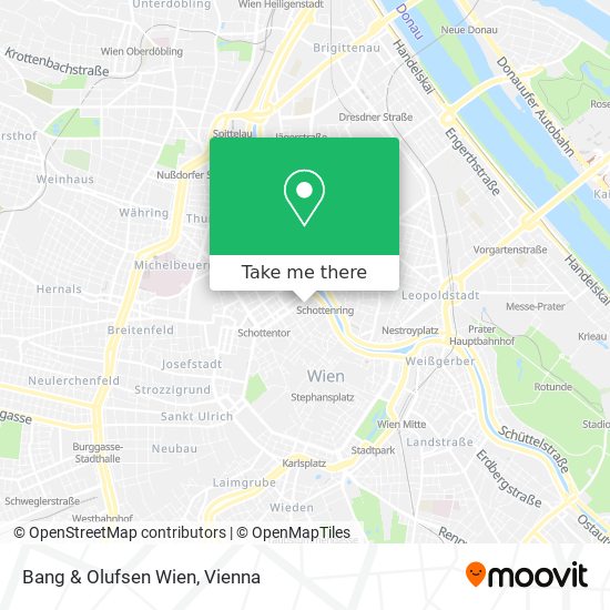 Bang & Olufsen Wien map