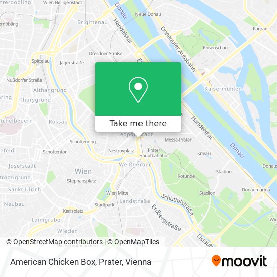 American Chicken Box, Prater map