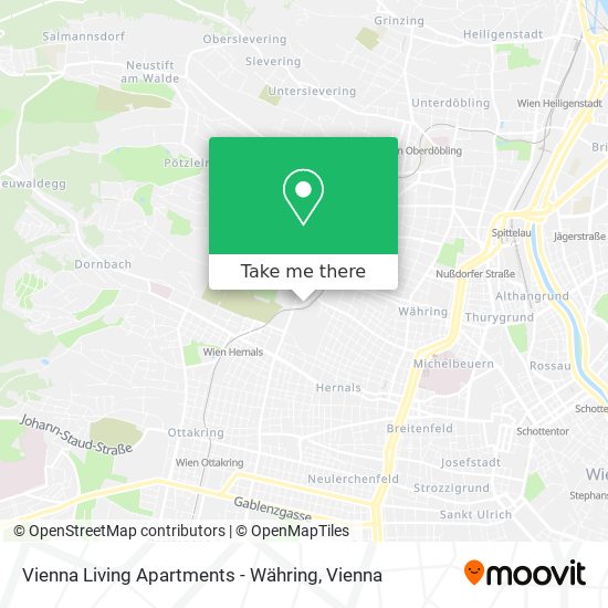 Vienna Living Apartments - Währing map