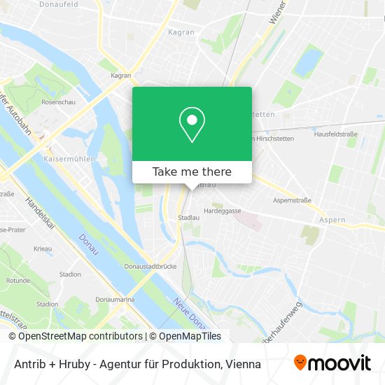 Antrib + Hruby - Agentur für Produktion map