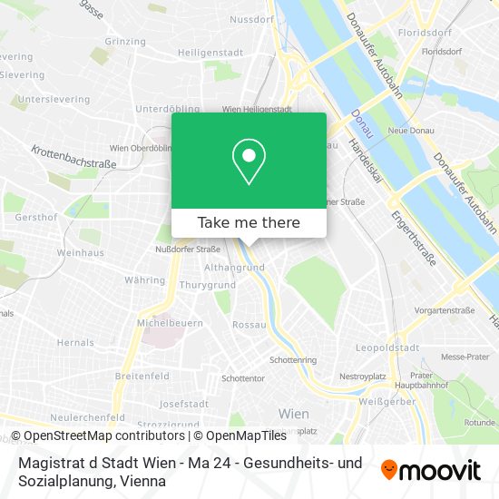 Magistrat d Stadt Wien - Ma 24 - Gesundheits- und Sozialplanung map