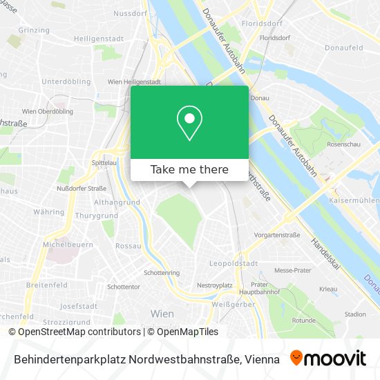 Behindertenparkplatz Nordwestbahnstraße map