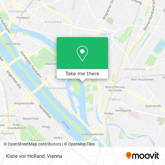 Kiste vor Holland map