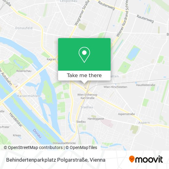 Behindertenparkplatz Polgarstraße map