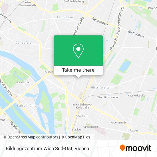 Bildungszentrum Wien Süd-Ost map