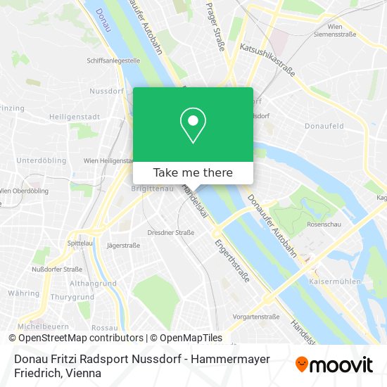 Donau Fritzi Radsport Nussdorf - Hammermayer Friedrich map