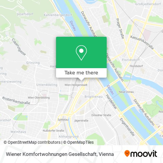 Wiener Komfortwohnungen Gesellschaft map