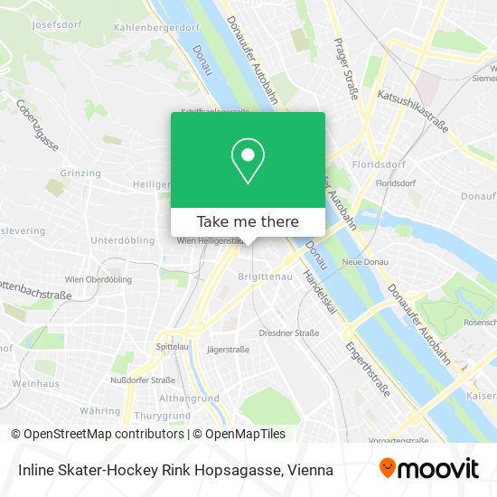 Inline Skater-Hockey Rink Hopsagasse map