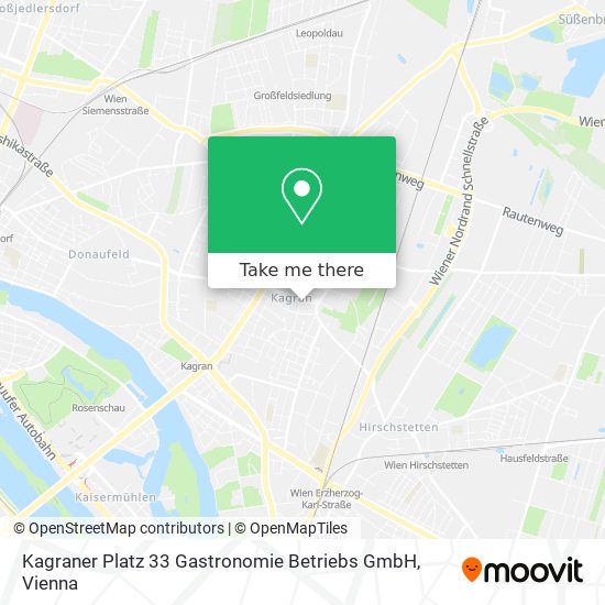 Kagraner Platz 33 Gastronomie Betriebs GmbH map