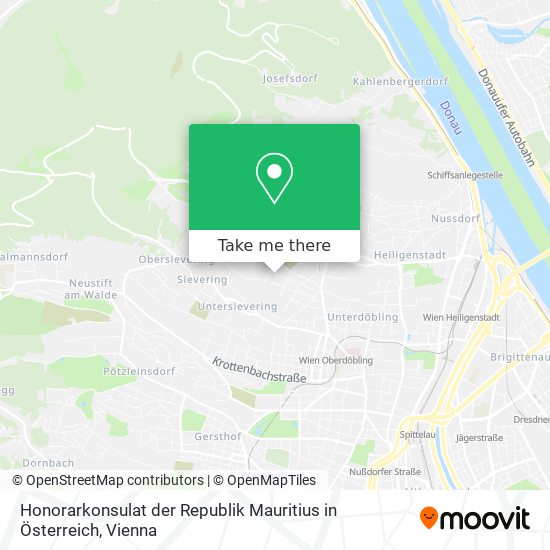 Honorarkonsulat der Republik Mauritius in Österreich map