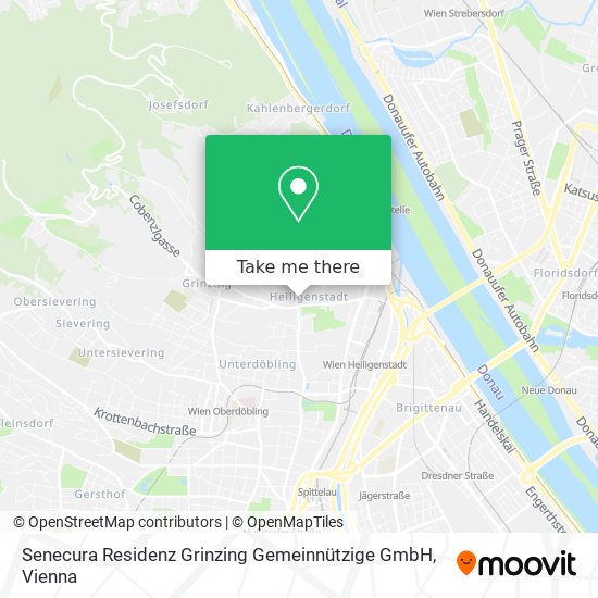 Senecura Residenz Grinzing Gemeinnützige GmbH map