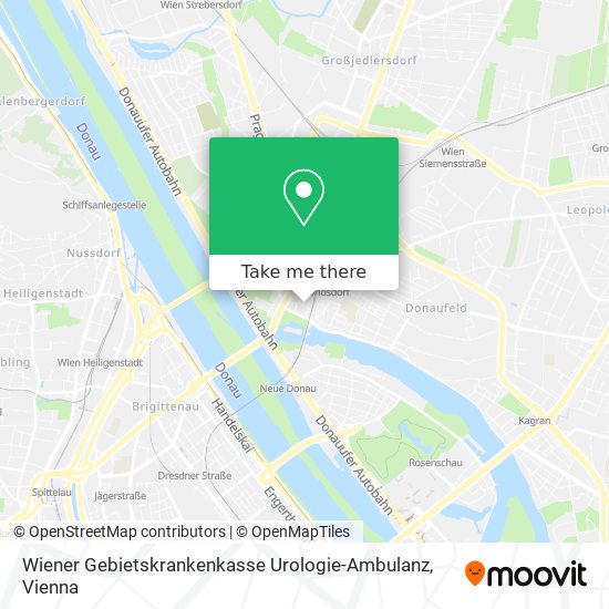 Wiener Gebietskrankenkasse Urologie-Ambulanz map