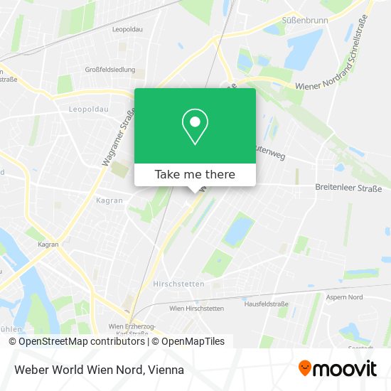 Weber World Wien Nord map