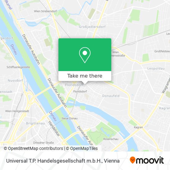 Universal T.P. Handelsgesellschaft m.b.H. map
